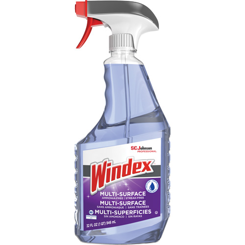 Nettoyant pour surfaces multiples sans ammoniaque Windex, 946 ml, Bouteille &agrave; g&acirc;chette We Share Industrial Supply