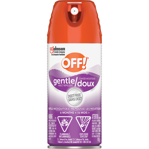 R&eacute;pulsif &agrave; insectes doux Off!, Sans DEET, A&eacute;rosol, 142 g We Share Industrial Supply