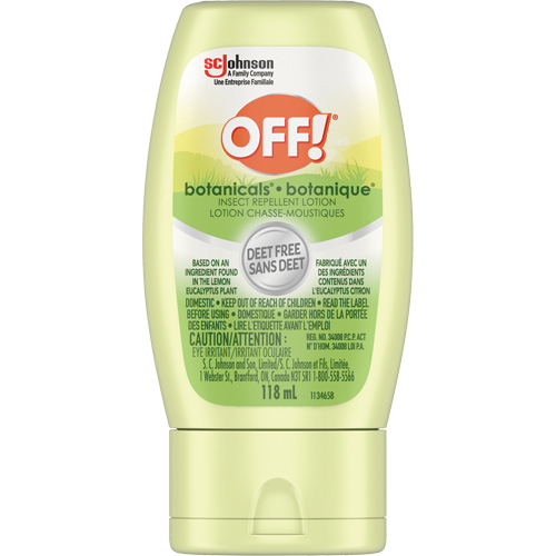Off!&reg; Botanicals&reg; Insect Repellent, DEET Free, Lotion, 118 g We Share Industrial Supply
