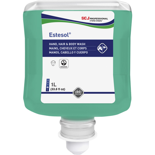 Nettoyant pour les mains, les cheveux et le corps Estesol, 1 L, For&ecirc;t tropicale, Cartouche en plastique We Share Industrial Supply