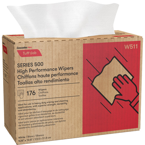 Essuie-tout Spunlace haute performance Pro Tuff-Job, Tout usage, 12-1/2" lo x 9-1/4" la We Share Industrial Supply