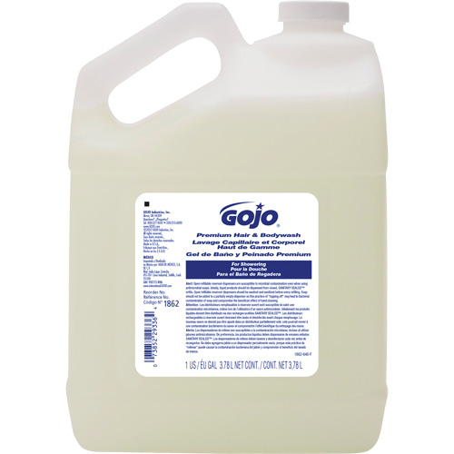 Premium Hair & Body Wash, 3.78 L, Waterfall, Jug We Share Industrial Supply