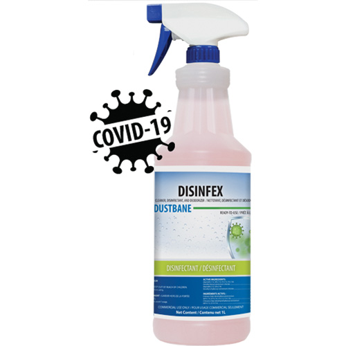 Disinfex Cleaner, Disinfectant & Deodorizer, 1 L, Bottle We Share Industrial Supply