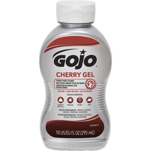 Nettoyant &agrave; mains, Gel/Pierre ponce, 295,74 ml, Bouteille, Cerise We Share Industrial Supply