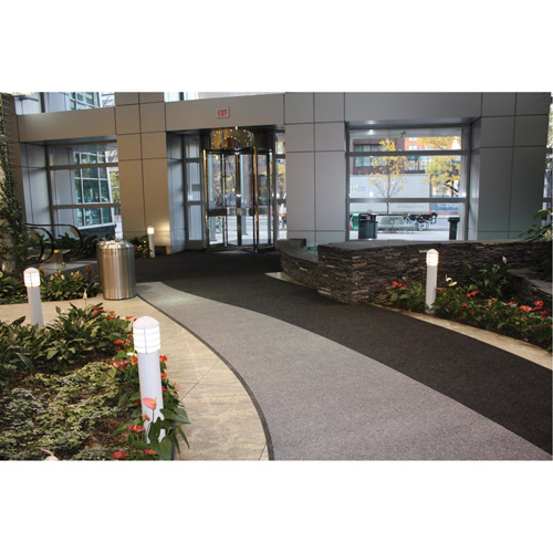 Supreme Knob Entrance Matting, Wiper/Scraper, 6-1/2' x 75-1/2' x 7/16", Charcoal We Share Industrial Supply