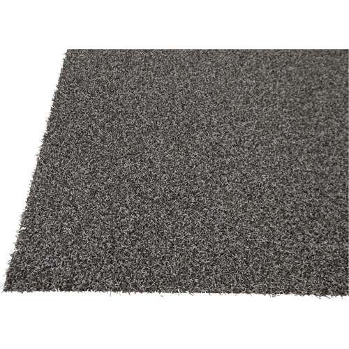 Tapis dint&eacute;rieur/ext&eacute;rieur Tundra, Latex/Polypropyl&egrave;ne, Grattoir Type, Motif Velours touffet&eacute;, 3-1/2' x 15', Charbon We Share Industrial Supply