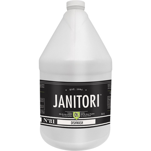 Nettoyant &agrave; vaisselle Janitori 81, Liquide, 4 L We Share Industrial Supply