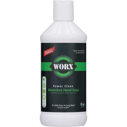 Savon pour les mains sans eau Power Clean, Liquide, 384 ml, Sans parfum We Share Industrial Supply