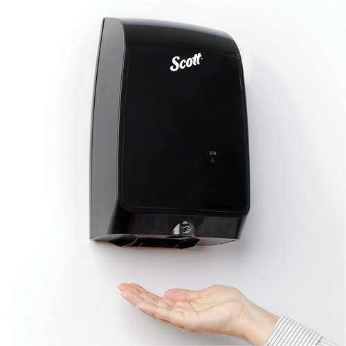 Distributeur Pro &eacute;lectronique de produits pour soins de la peau, Sans contact, Capacit&eacute; de 1200 ml, Format Cartouche de recharge We Share Industrial Supply