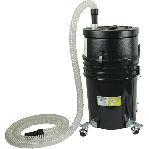 High Capacity HEPA Abatement Vacuum, Dry, 5 US Gal. (18.92 Litres) We Share Industrial Supply