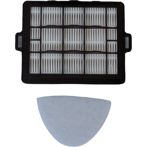 Ensemble de pr&eacute;filtre HEPA pour moteur et filtre d'&eacute;chappement en mousse pour aspirateur sac-&agrave;-dos Ergo et Ergo Pro We Share Industrial Supply