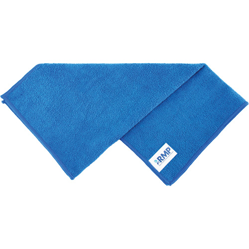 Chiffon de d&eacute;poussi&eacute;rage et nettoyage, Microfibre, Bleu We Share Industrial Supply