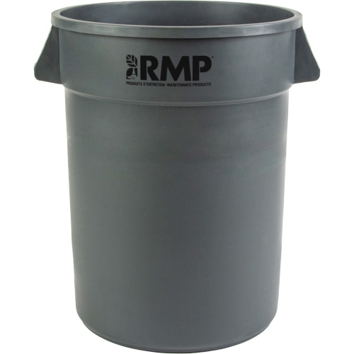 Bac &agrave; d&eacute;chets, Poly&eacute;thyl&egrave;ne, 32 gal. US We Share Industrial Supply