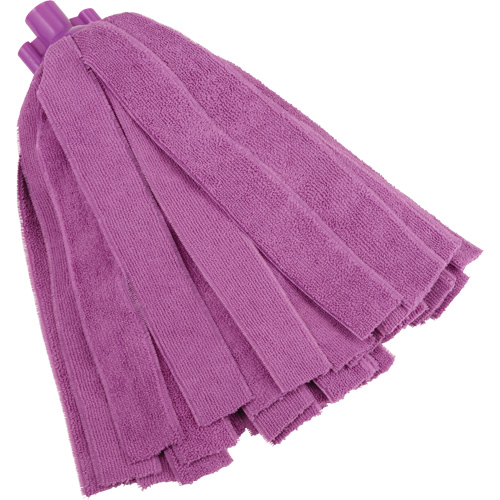 Socket Mop, Purpole, Microfibre, Cut Style We Share Industrial Supply