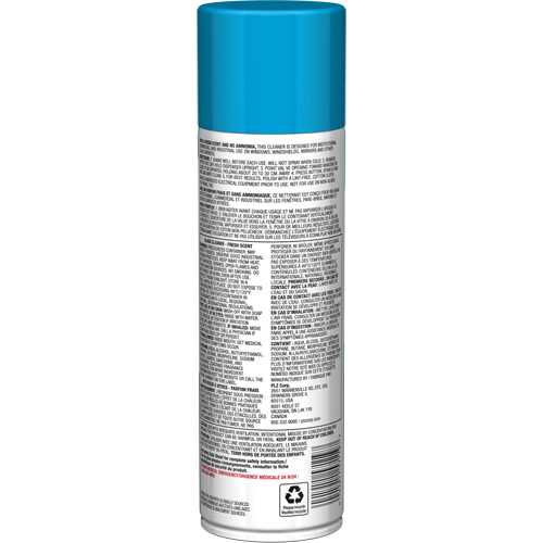 Nettoyant pour vitres Pro Line sans ammoniaque, au parfum frais, 19 oz., Canette a&eacute;rosol We Share Industrial Supply