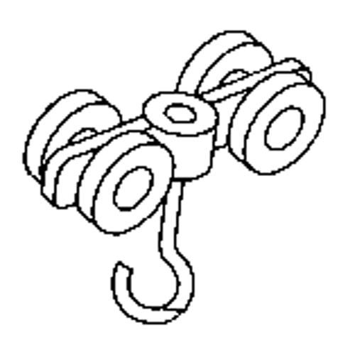 Curtain Partition Track Double Steel Roller We Share Industrial Supply