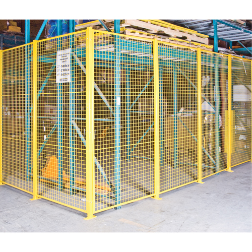 Composantes pour partitions & cloisons grillag&eacute;es - Montants universels, 12-1/4' h We Share Industrial Supply