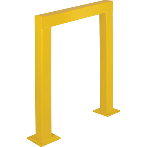 Safety Guards, 3' W x 3.5' H, Yellow We Share Industrial Supply