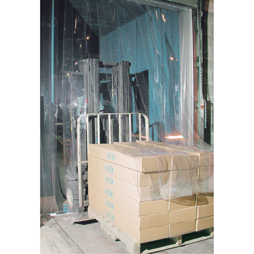 Strip Curtain Doors, 10' x 10' Door Opening, 12" Strip Width, 0.120" Strip Thickness We Share Industrial Supply