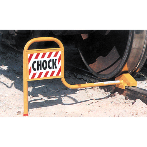 Cales pour wagons ferroviaires, Rail expos&eacute; We Share Industrial Supply