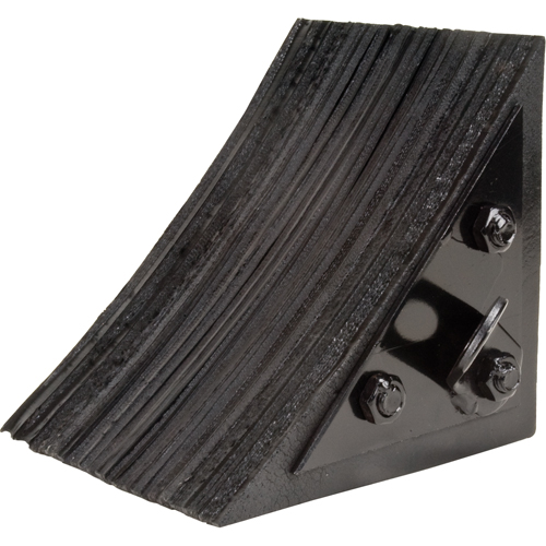 Cale de roue, 8" x 8" x 8", Noir We Share Industrial Supply