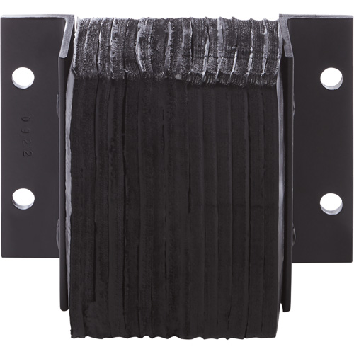 Butoirs de quai lamell&eacute;s, Horizontal, Caoutchouc, 12" la x 4" p x 10" h We Share Industrial Supply