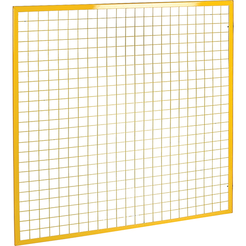 Wire Mesh Partition Components - Panels, 1' H x 8' W We Share Industrial Supply