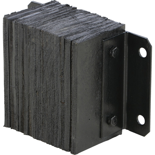 Butoir de quai lamell&eacute;, Horizontal, Caoutchouc, 12" la x 6" p x 10" h We Share Industrial Supply