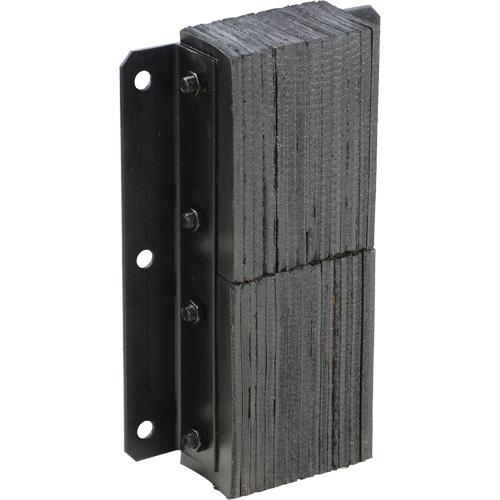 Butoir de quai lamell&eacute;, Vertical, Caoutchouc, 13-1/4" la x 4-1/2" p x 20" h We Share Industrial Supply