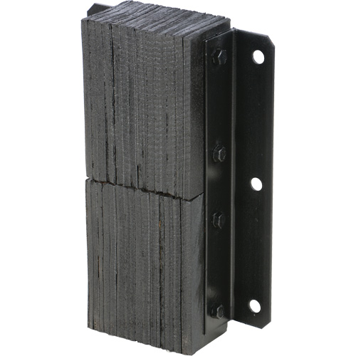 Butoir de quai lamell&eacute;, Vertical, Caoutchouc, 13-1/4" la x 4-1/2" p x 20" h We Share Industrial Supply