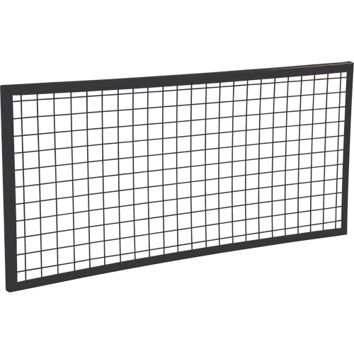 Wire Mesh Partition Panel, 2' H x 4' W We Share Industrial Supply