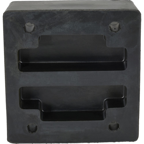Butoir de quai moul&eacute;, Caoutchouc renforc&eacute;, 12" la x 4" p x 13" h We Share Industrial Supply