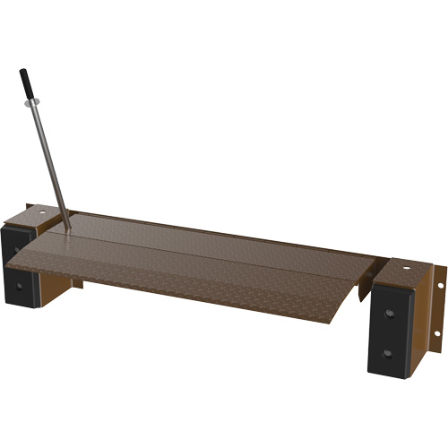 Niveleur de quai m&eacute;canique Edge-O-Dock, 93" la, 66" Largeur de la plateforme, 29" Port&eacute;e We Share Industrial Supply