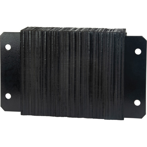 Butoirs de quai lamell&eacute;s, Horizontal, Caoutchouc, 18" la x 4" p x 12" h We Share Industrial Supply