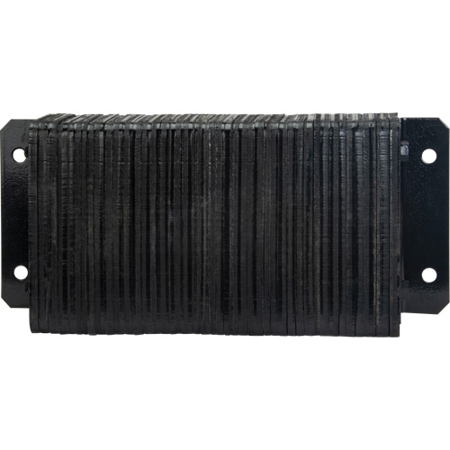 Butoirs de quai lamell&eacute;s, Horizontal, Caoutchouc, 24" la x 4" p x 12" h We Share Industrial Supply