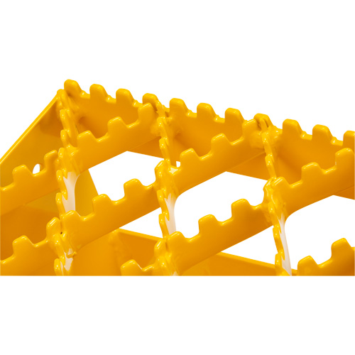 Cales-roue pour la glace, Acier, Jaune, 8-1/16" la x 10-5/8" p x 8-13/16" h We Share Industrial Supply