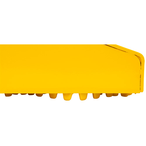 Cales-roue pour la glace, Acier, Jaune, 8-1/16" la x 10-5/8" p x 8-13/16" h We Share Industrial Supply