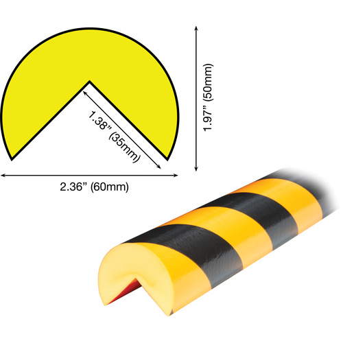 Butoir de protection de coin mod&egrave;le A Plus 1M We Share Industrial Supply