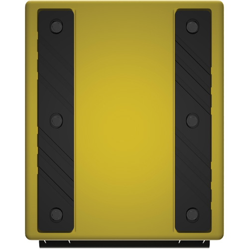 Checkers Safety Heavy-Duty Ultra Class Mining Wheel Chock, HDPE, Yellow, 14-1/2" W x 17-1/2" D x 16" H We Share Industrial Supply