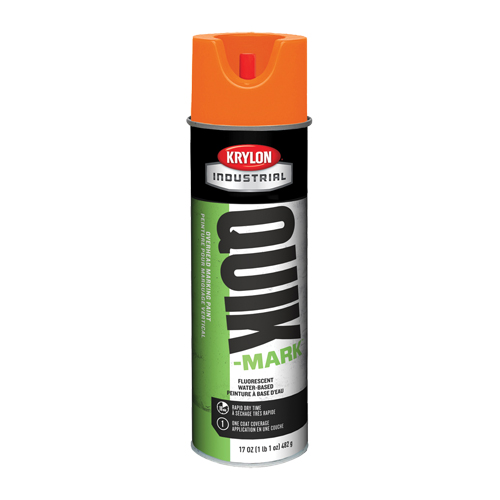 Industrial Quik-Mark Water-Based Overhead Marking Paint, 17 oz., Aerosol Can We Share Industrial Supply