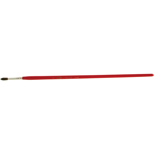 Round Marking Paint Brush, 5/32" Brush Width, Camel Hair, Wood Handle We Share Industrial Supply