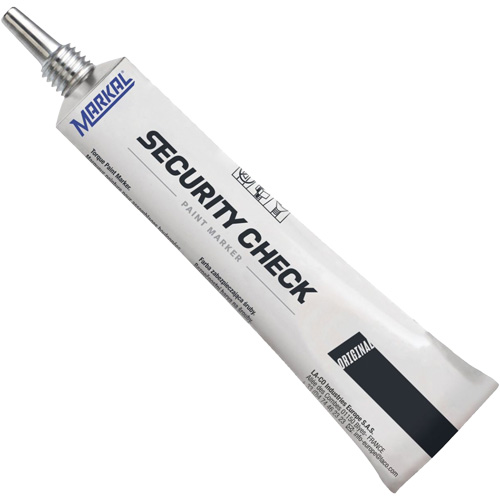 Security Check Paint Marker, 1.7 oz., Tube, Black We Share Industrial Supply