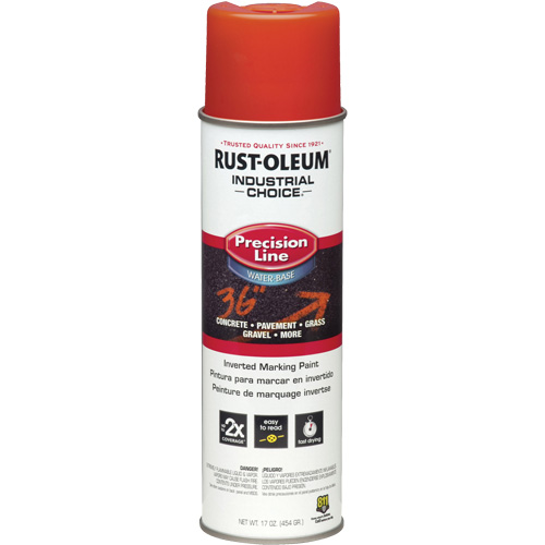 Peinture de marquage lin&eacute;aire de pr&eacute;cision &agrave; base d'eau M1800, 17 oz, Canette a&eacute;rosol We Share Industrial Supply