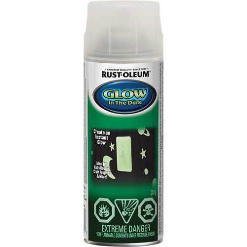 Specialty Glow-in-the-Dark Paint, Aerosol Can, Clear We Share Industrial Supply
