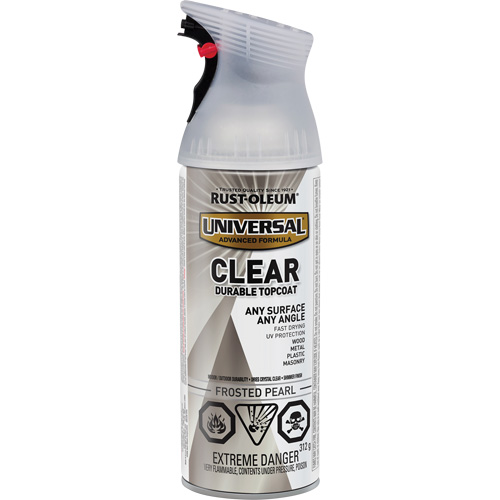 Couche de finition durable Universal, 312 g, Canette a&eacute;rosol, Perle givr&eacute;e We Share Industrial Supply