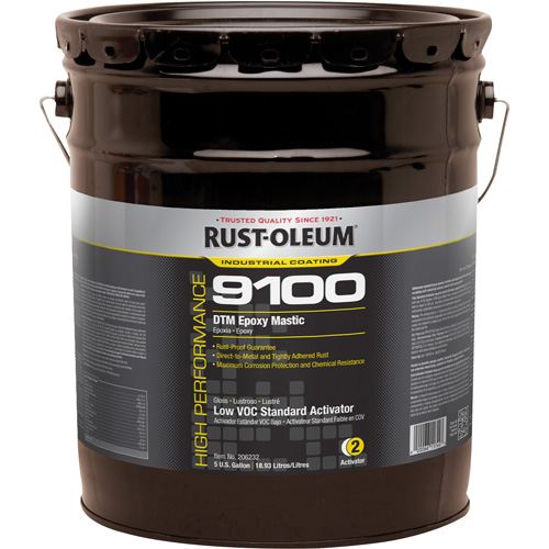 9100 System DTM Epoxy Mastic Standard 250 VOC Activator, 5 gal., Pail We Share Industrial Supply