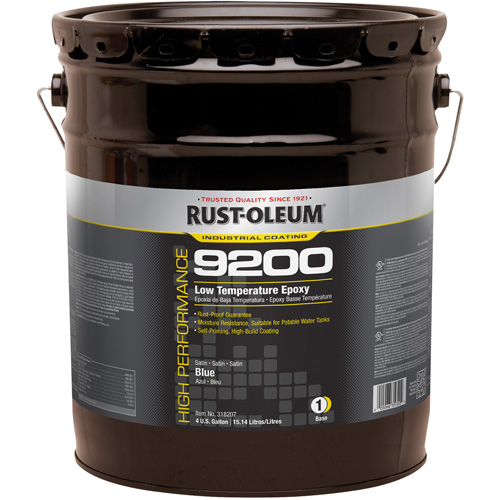 9200 System Low Temperature Epoxy Base, Blue, 4 gal., Pail We Share Industrial Supply