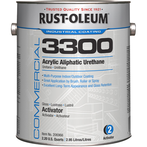 Syst&egrave;me 3300 de rev&ecirc;tement aliphatique &agrave; base dur&eacute;thane et dacrylique, 1 gal., Brillant We Share Industrial Supply