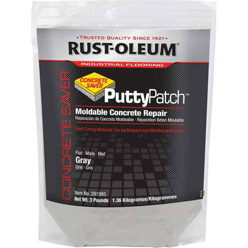 Concrete Saver Putty Patch Patching Material, Bag, Grey We Share Industrial Supply