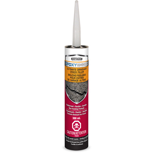 Mat&eacute;riau de remplissage de fissures pour entr&eacute;es Ultimate EpoxyShield, Cartouche, Noir We Share Industrial Supply